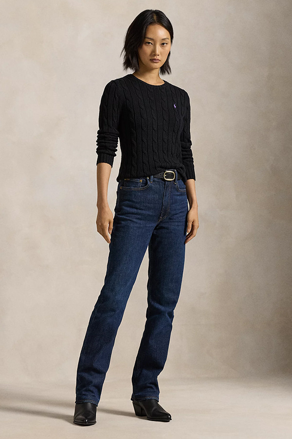 ΠΛΕΚΤΟ POLO RALPH LAUREN - 001 POLO BLACK / BLACK